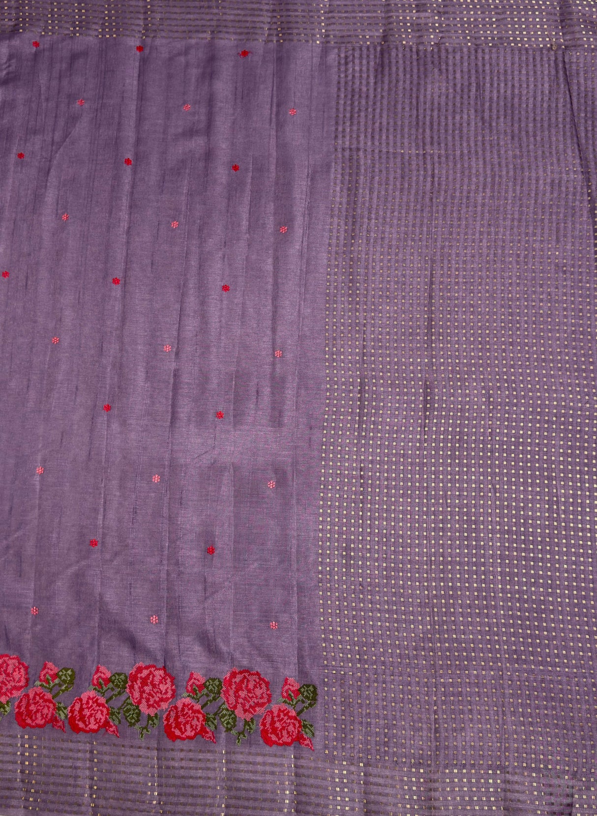 MIMOSA Saree Saree — pallu and zari work detail