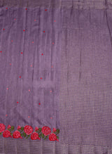 MIMOSA Saree Saree — pallu and zari work detail