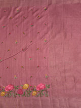 MIMOSA Gajari Saree Saree — pallu and zari work detail