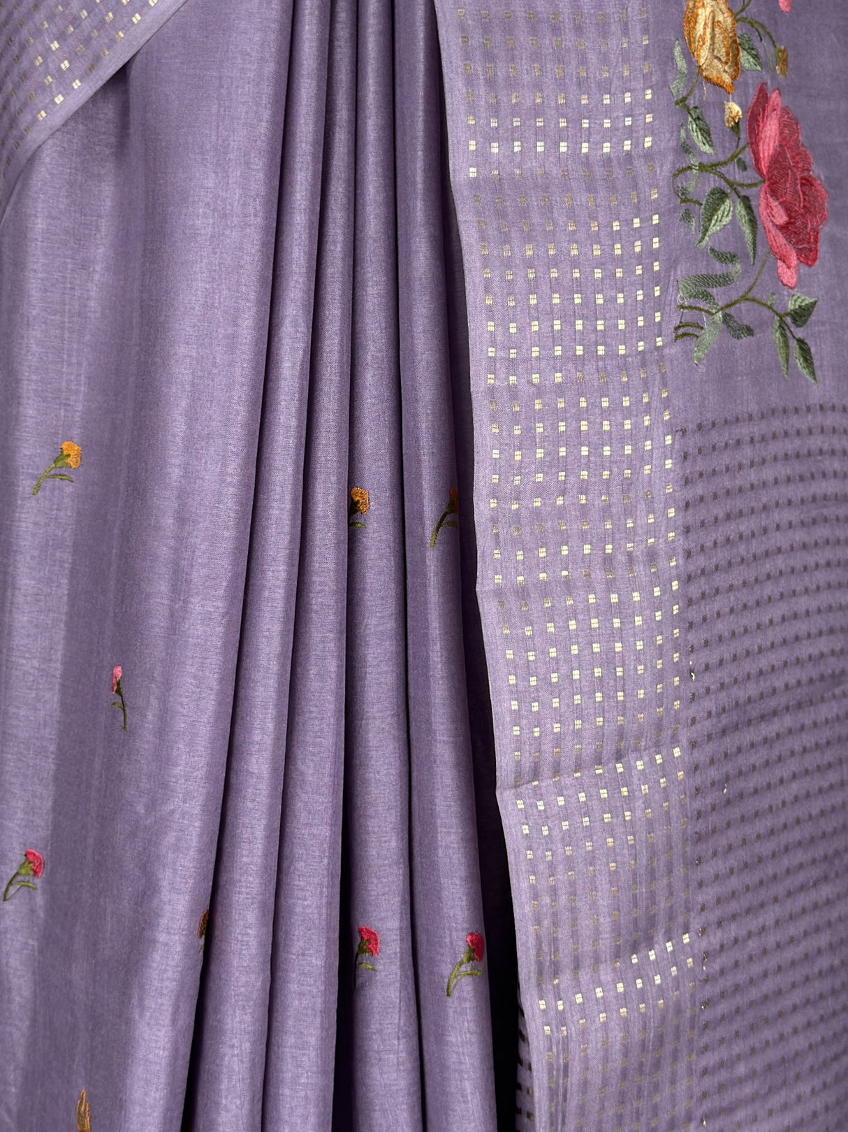 MIMOSA Violet Saree Saree — fleets shot full lifestyle