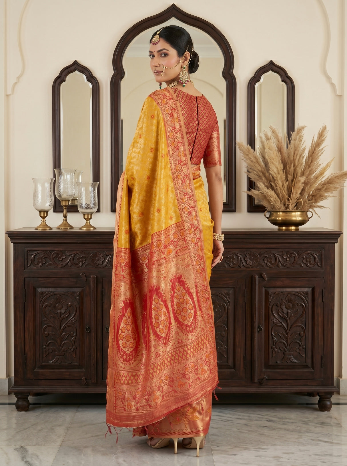 MIMOSA Saree Saree — pose 7 styling detail
