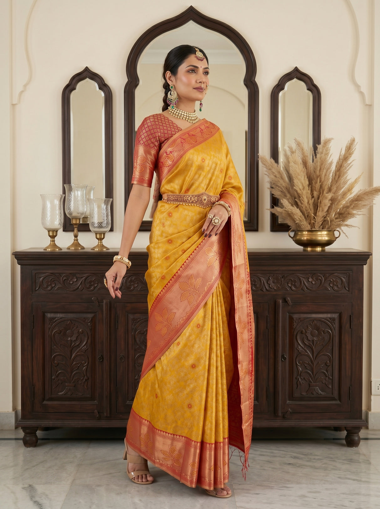 MIMOSA Saree Saree — pose 9 styling detail
