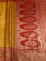 MIMOSA Saree Saree — pallu and zari work detail