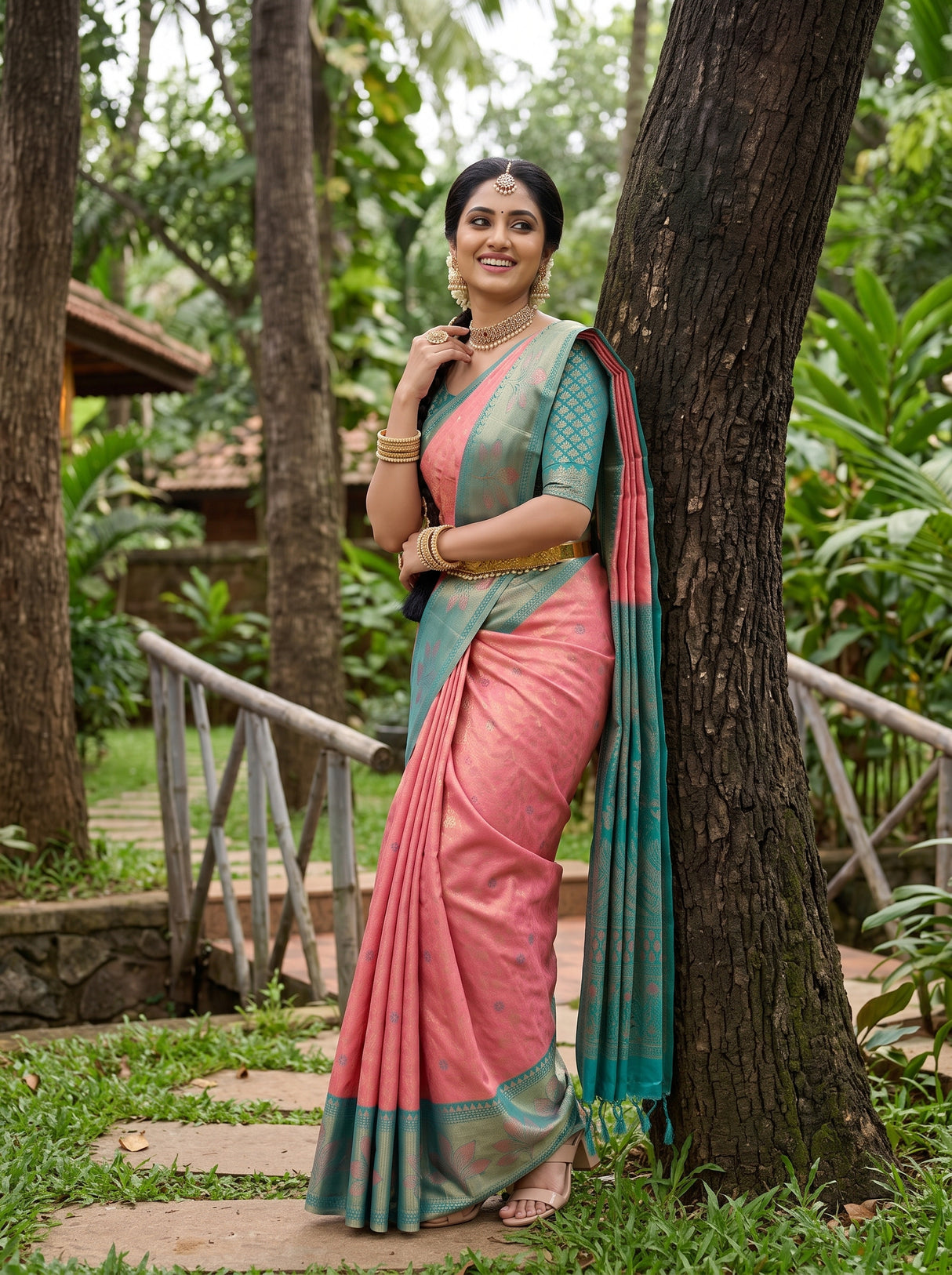 MIMOSA Saree Saree — pose 9 styling detail
