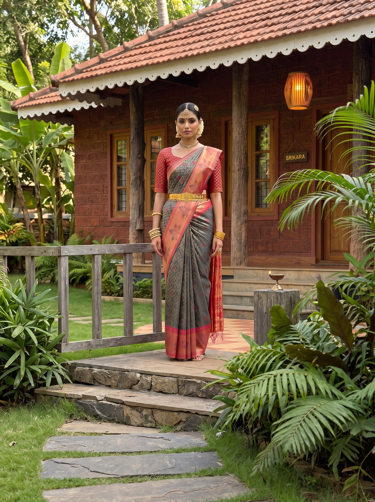 MIMOSA Saree Saree — pose 4 styling detail