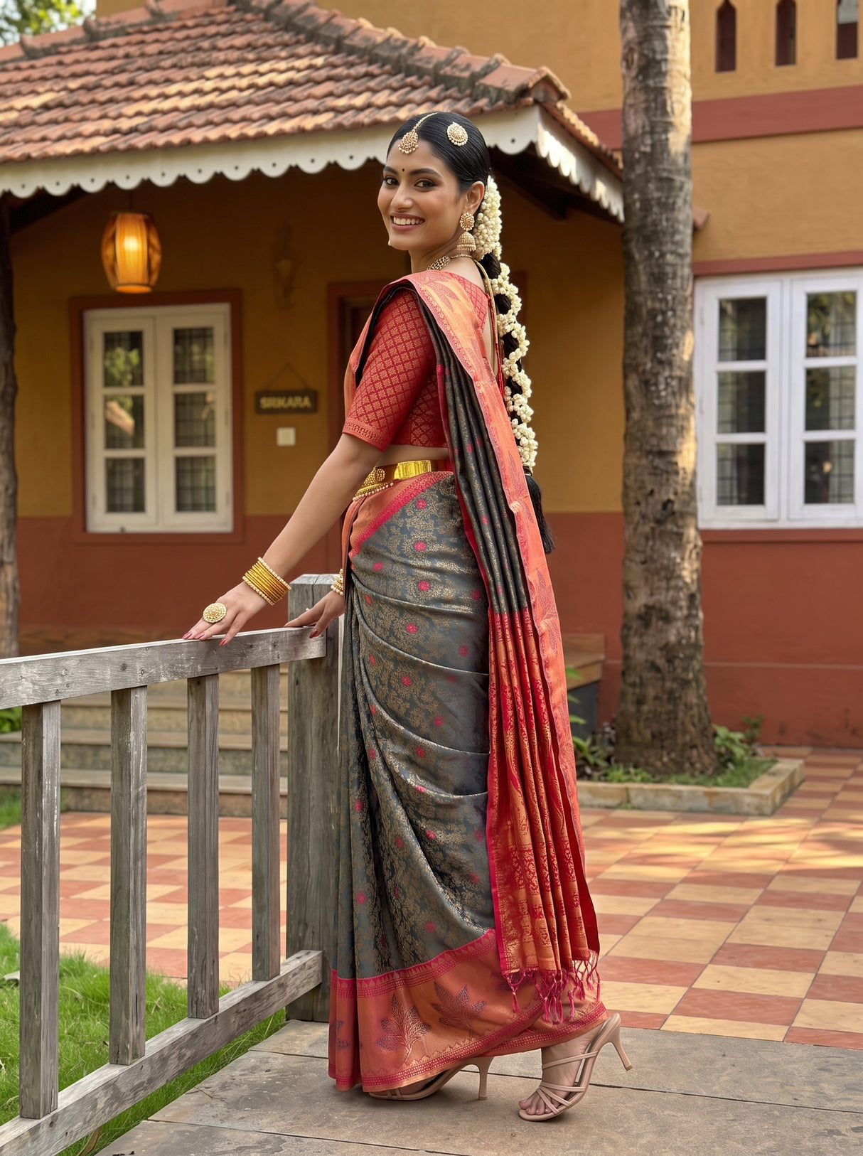 MIMOSA Saree Saree — pose 7 styling detail