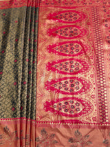 MIMOSA Saree Saree — pallu and zari work detail