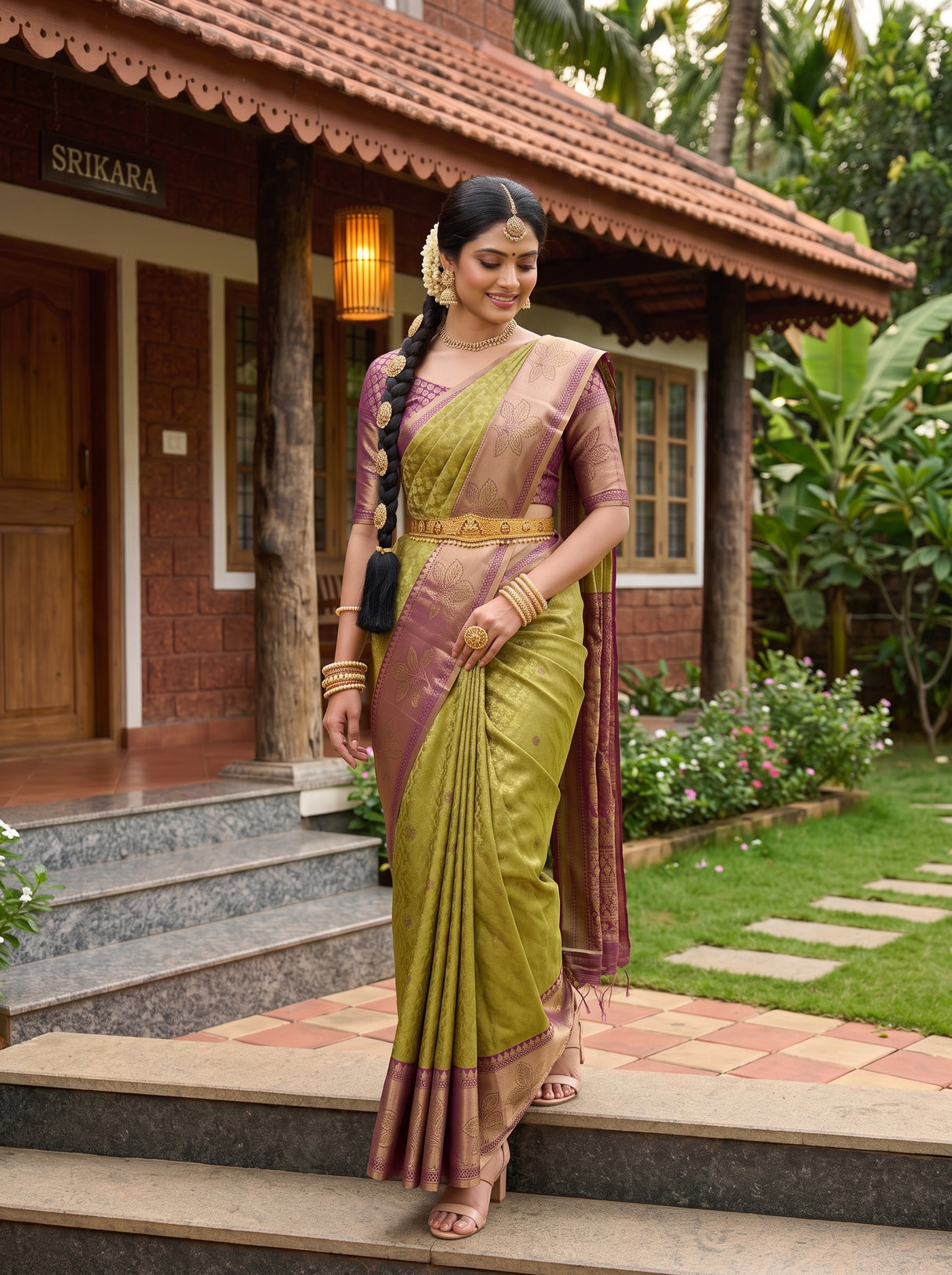 MIMOSA Saree Saree — pose 6 styling detail