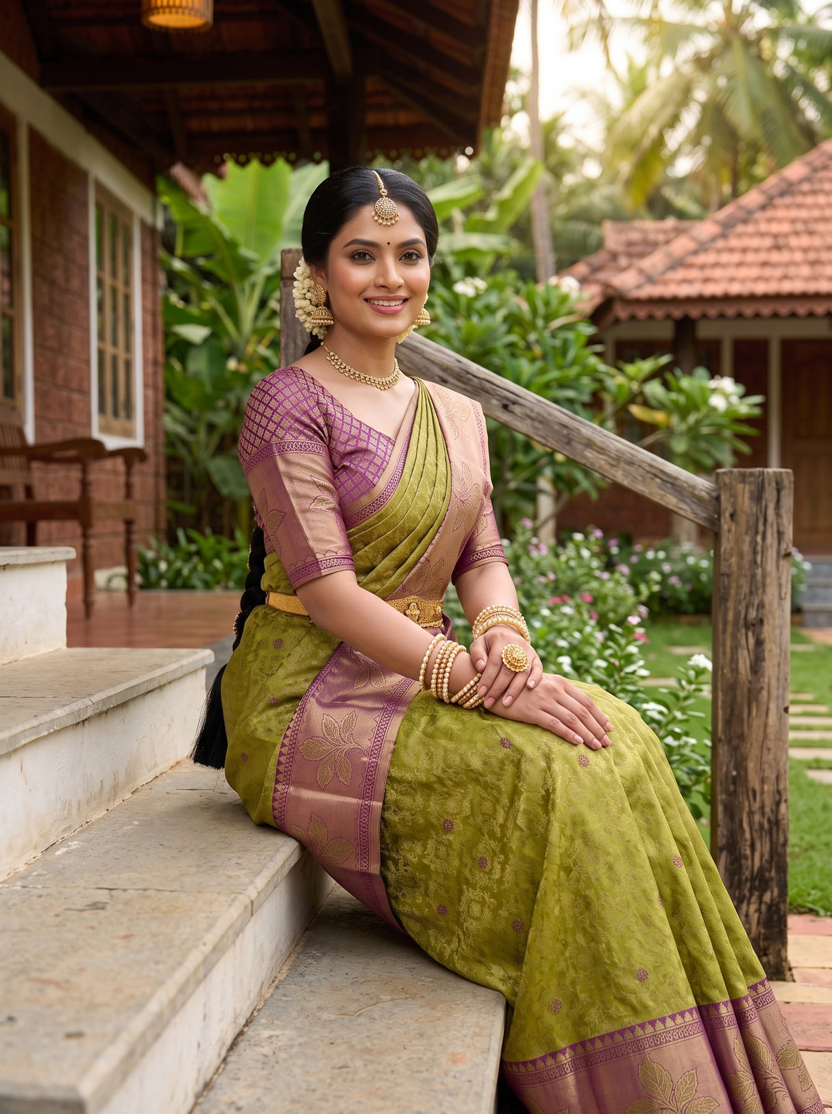 MIMOSA Saree Saree — pose 8 styling detail