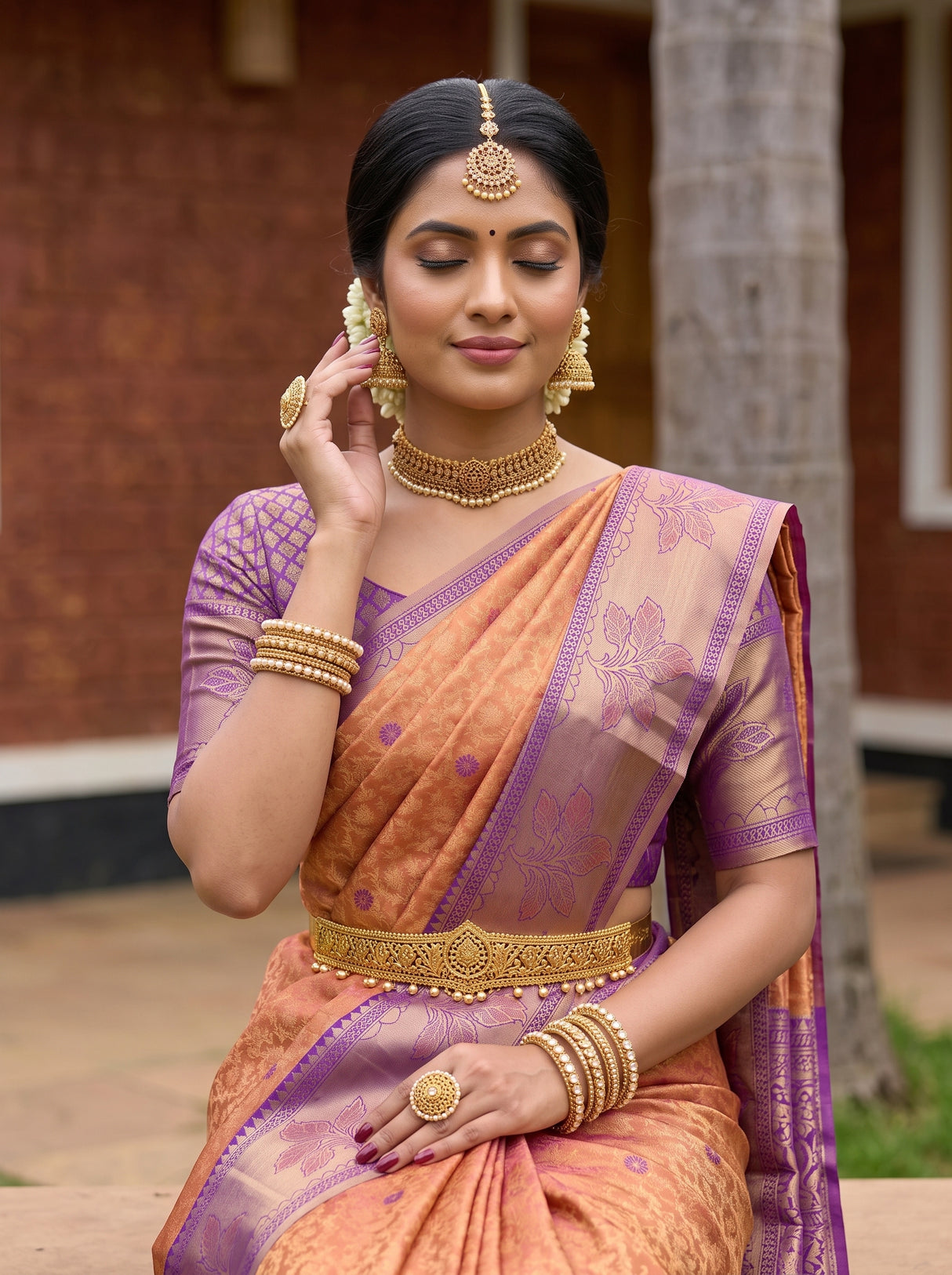 MIMOSA Saree Saree — pose 10 styling detail