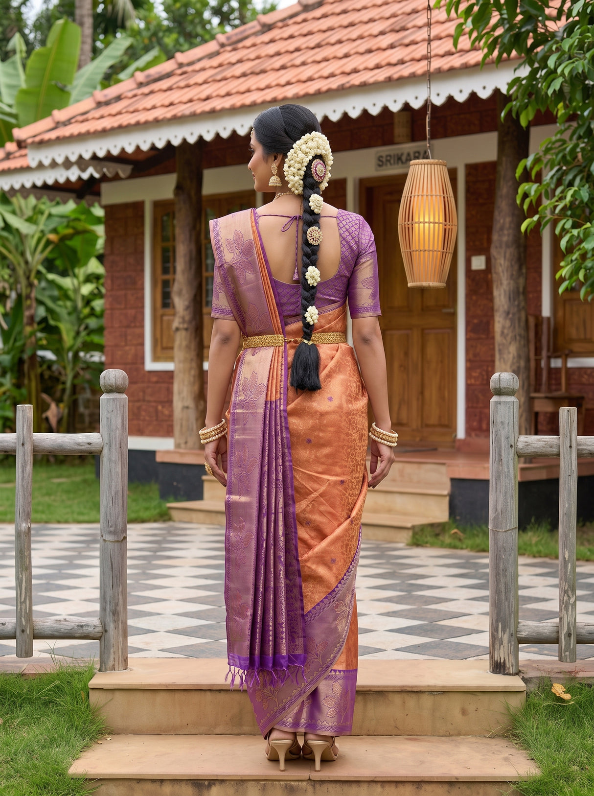 MIMOSA Saree Saree — pose 2 styling detail