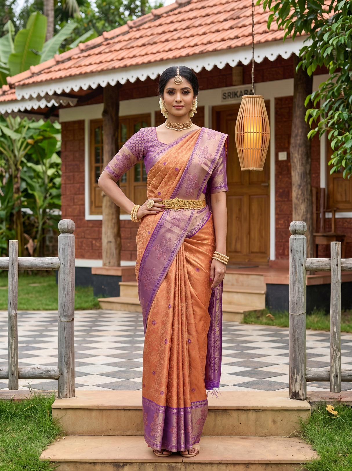 MIMOSA Saree Saree — pose 4 styling detail