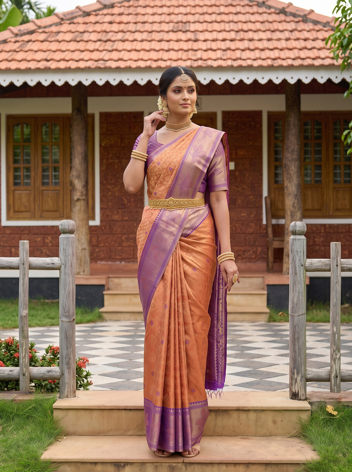 MIMOSA Saree Saree — pose 5 styling detail