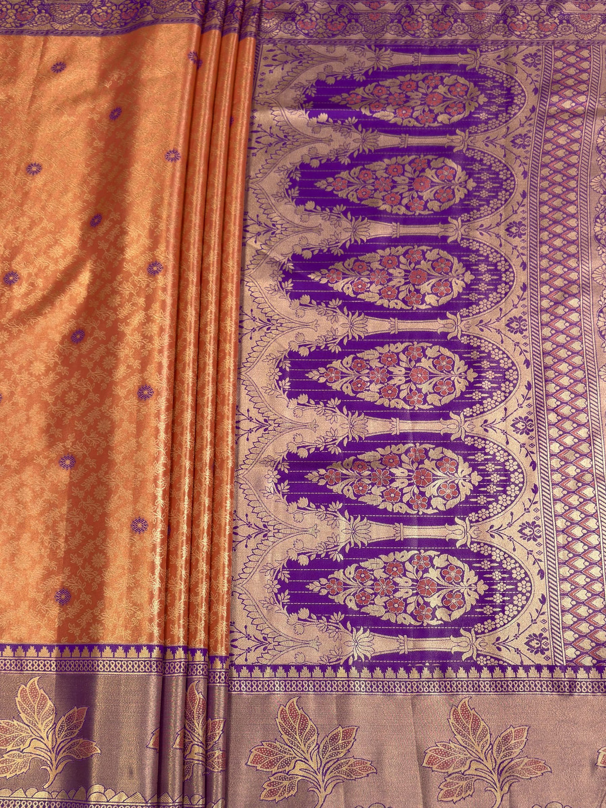 MIMOSA Saree Saree — pallu and zari work detail
