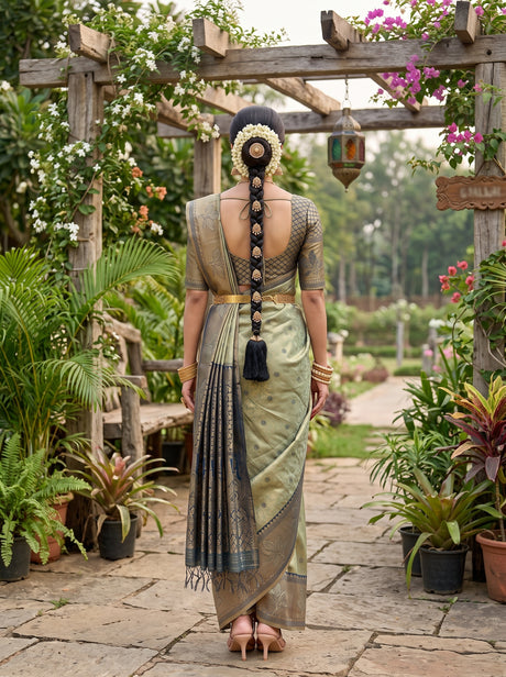 MIMOSA Saree Saree — pose 2 styling detail