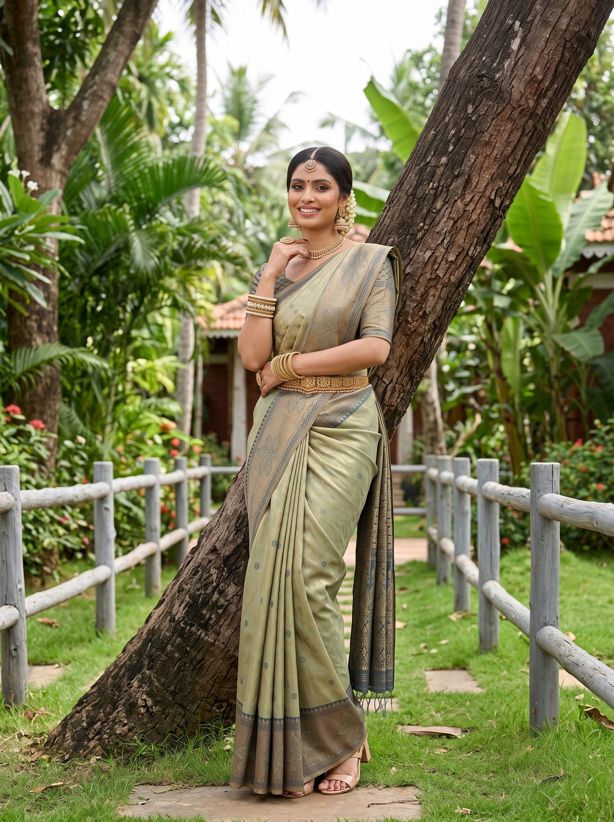 MIMOSA Saree Saree — pose 9 styling detail