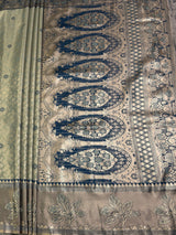 MIMOSA Saree Saree — pallu and zari work detail