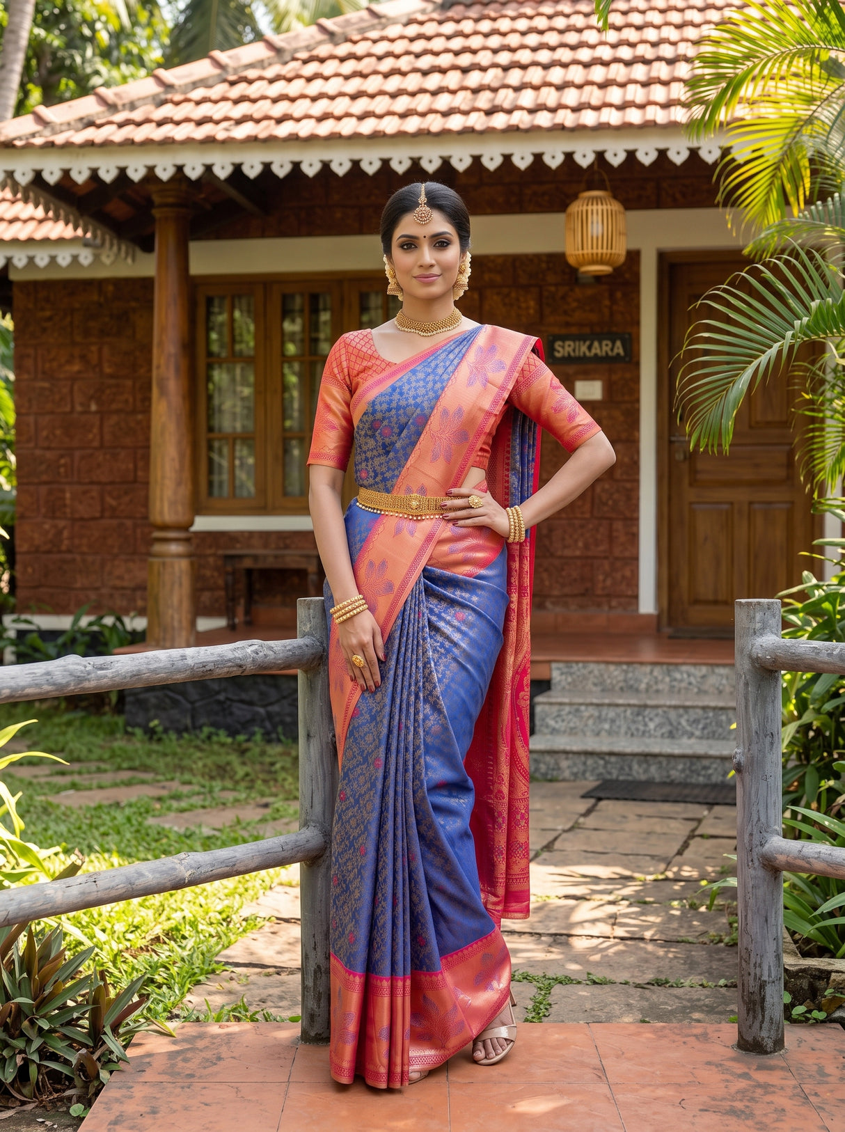 MIMOSA Saree Saree — pose 4 styling detail