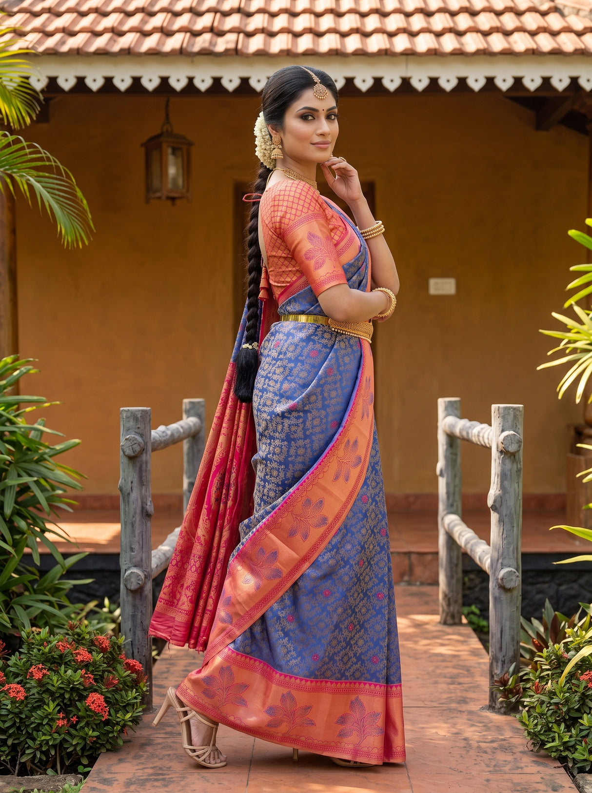 MIMOSA Saree Saree — pose 5 styling detail