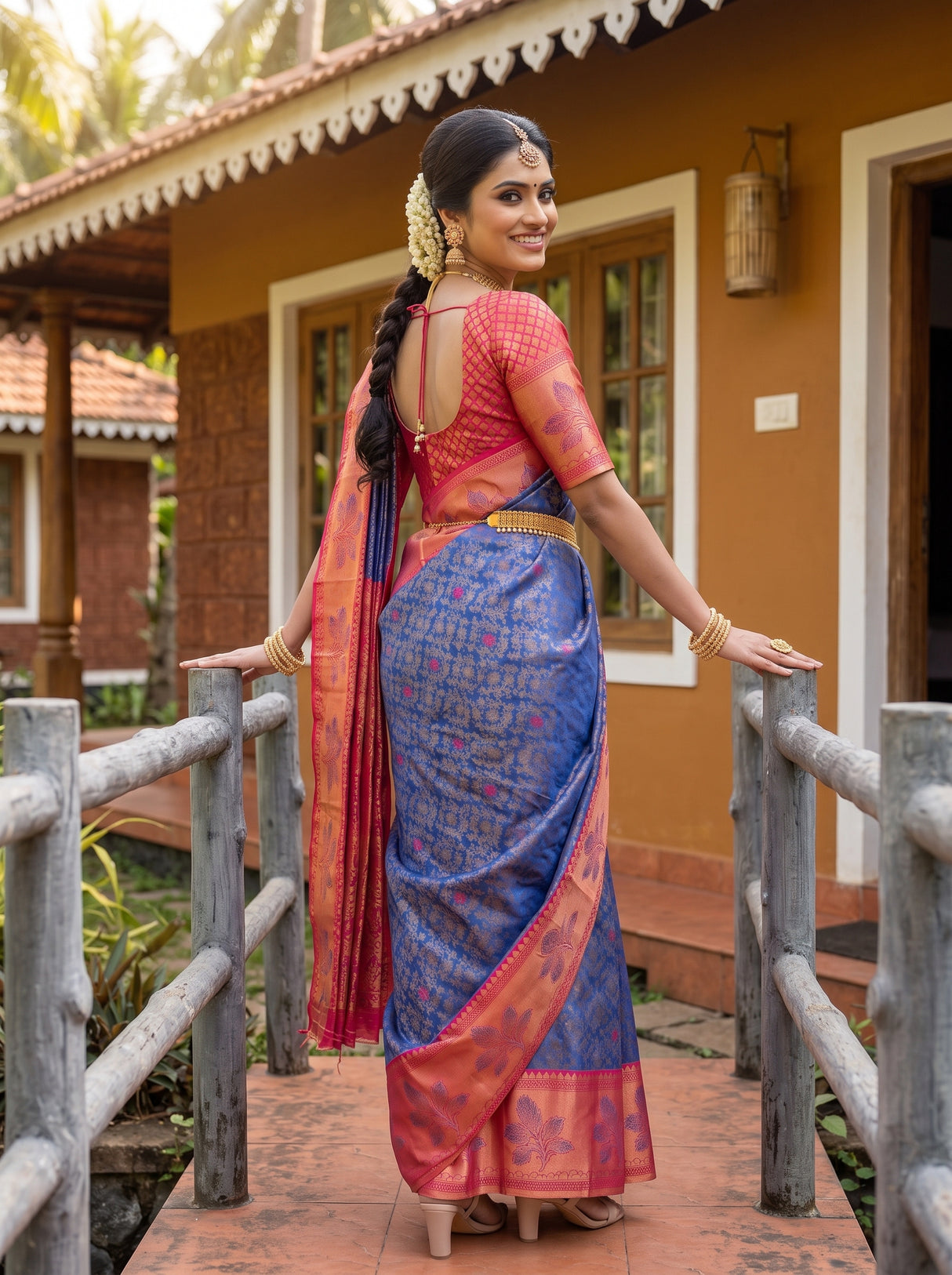 MIMOSA Saree Saree — pose 7 styling detail