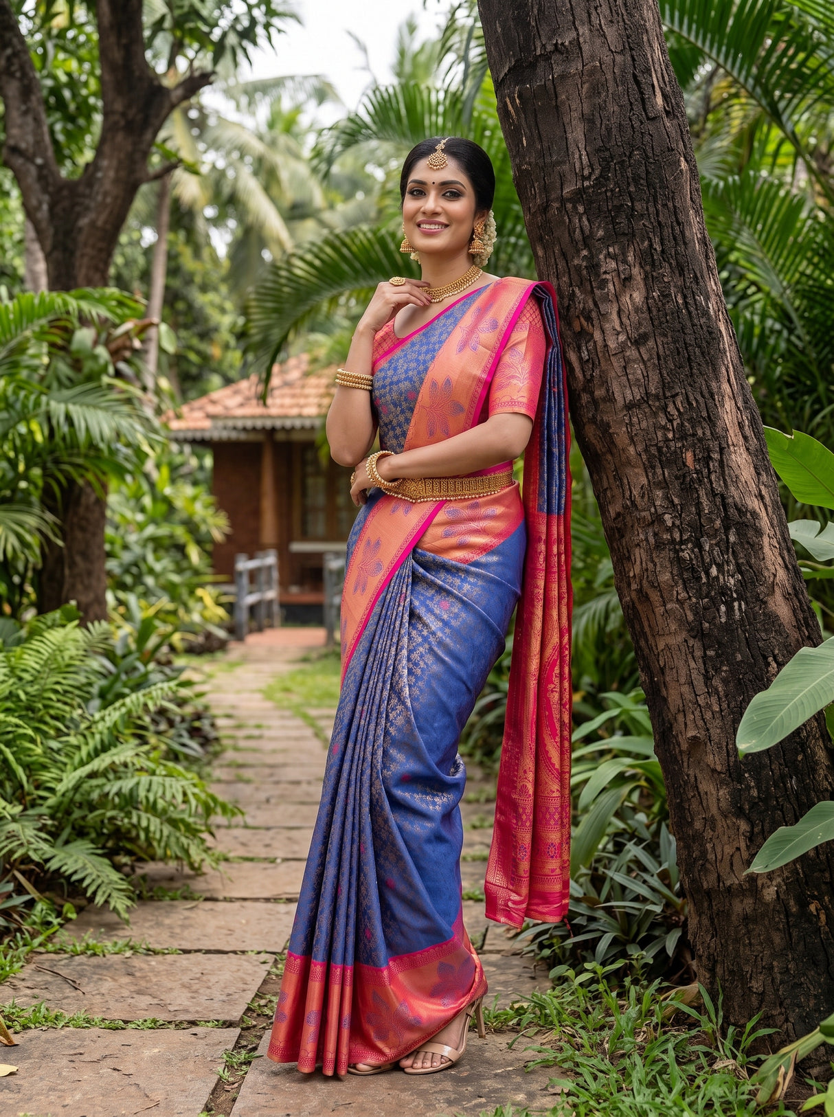 MIMOSA Saree Saree — pose 9 styling detail