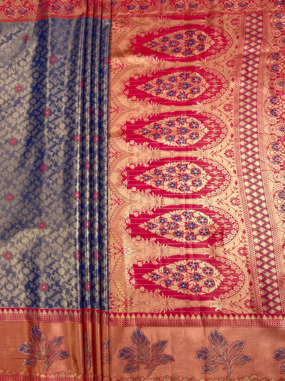 MIMOSA Saree Saree — pallu and zari work detail