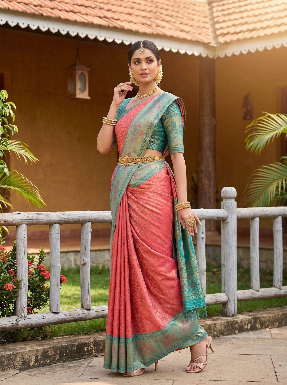 MIMOSA Saree Saree — pose 5 styling detail