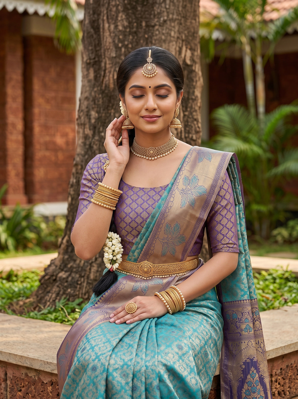 MIMOSA Saree Saree — pose 10 styling detail