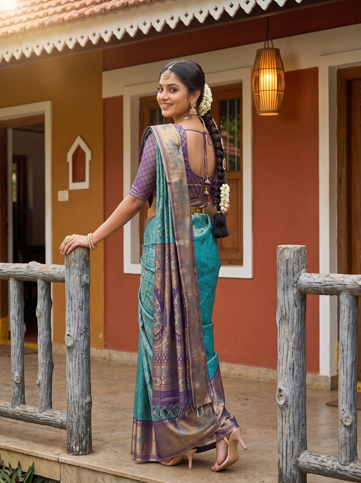 MIMOSA Saree Saree — pose 7 styling detail