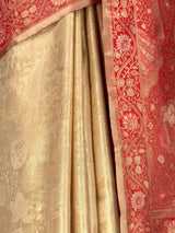 MIMOSA Tussar Kanjivaram Art Silk Saree — fleets shot full lifestyle