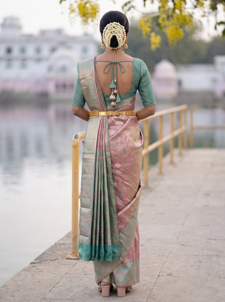MIMOSA Saree Saree — pose 2 styling detail