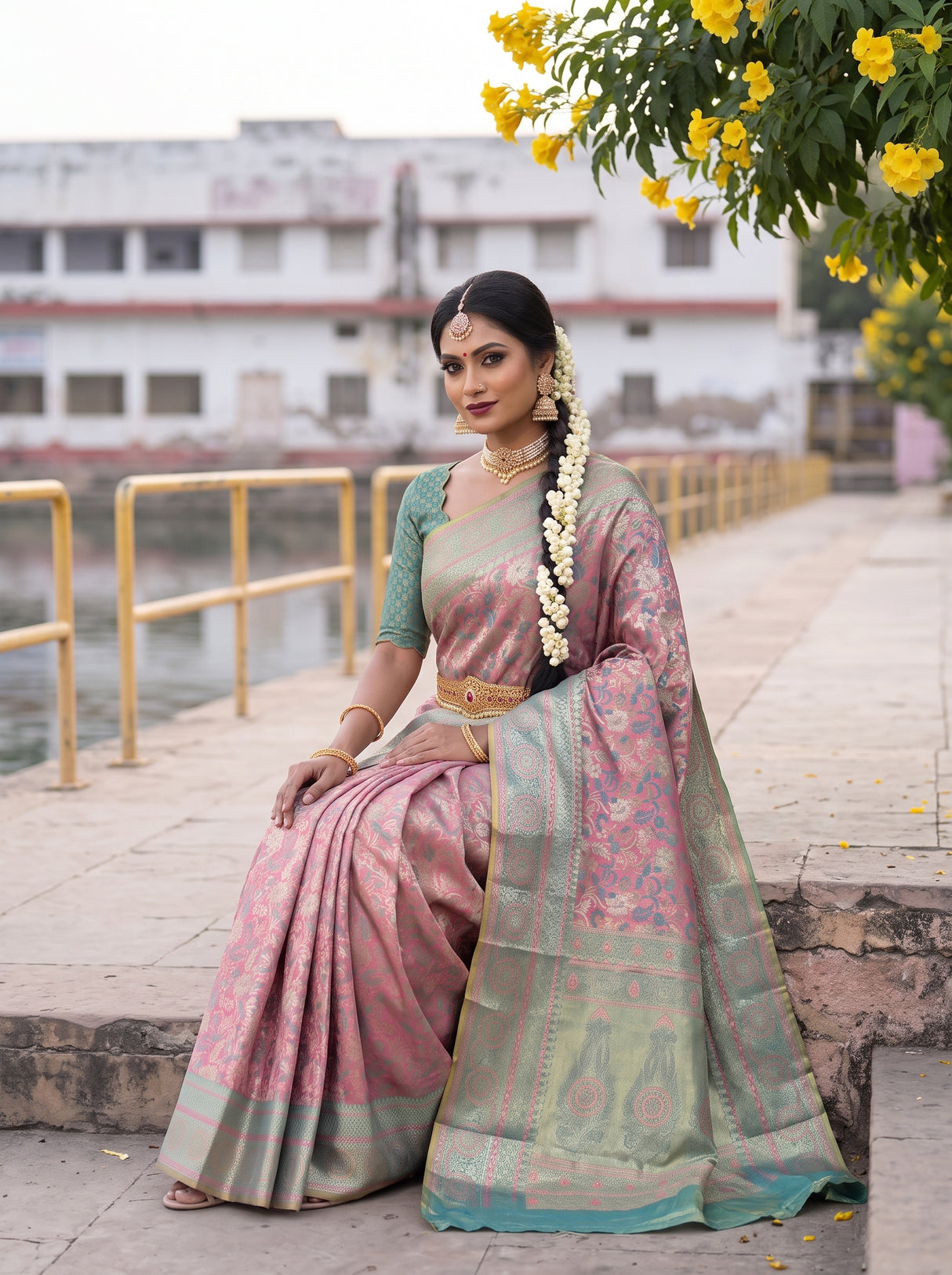 MIMOSA Saree Saree — pose 8 styling detail