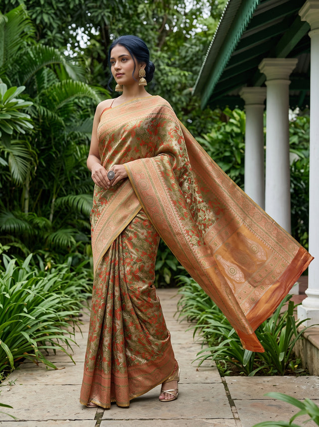 MIMOSA Saree Saree — front view on mannequin