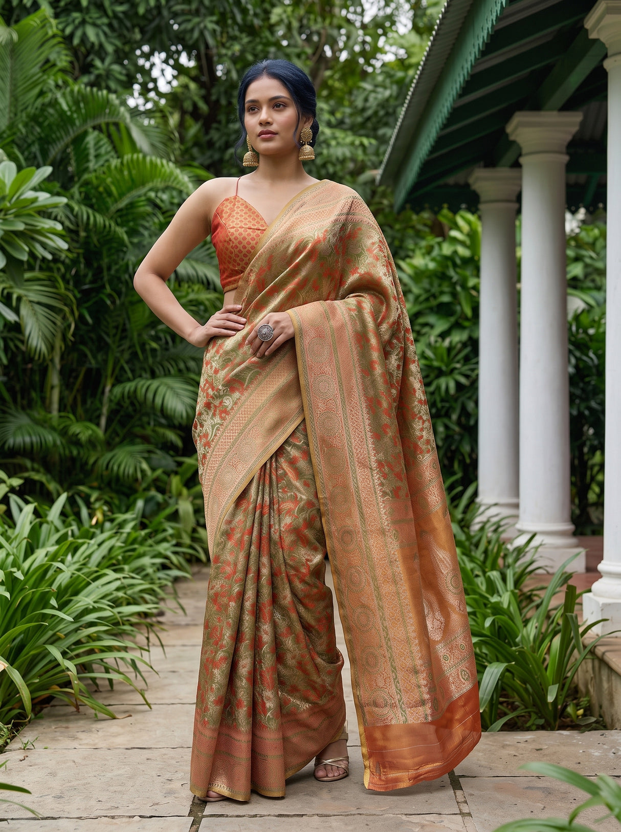 MIMOSA Saree Saree — pose 4 styling detail