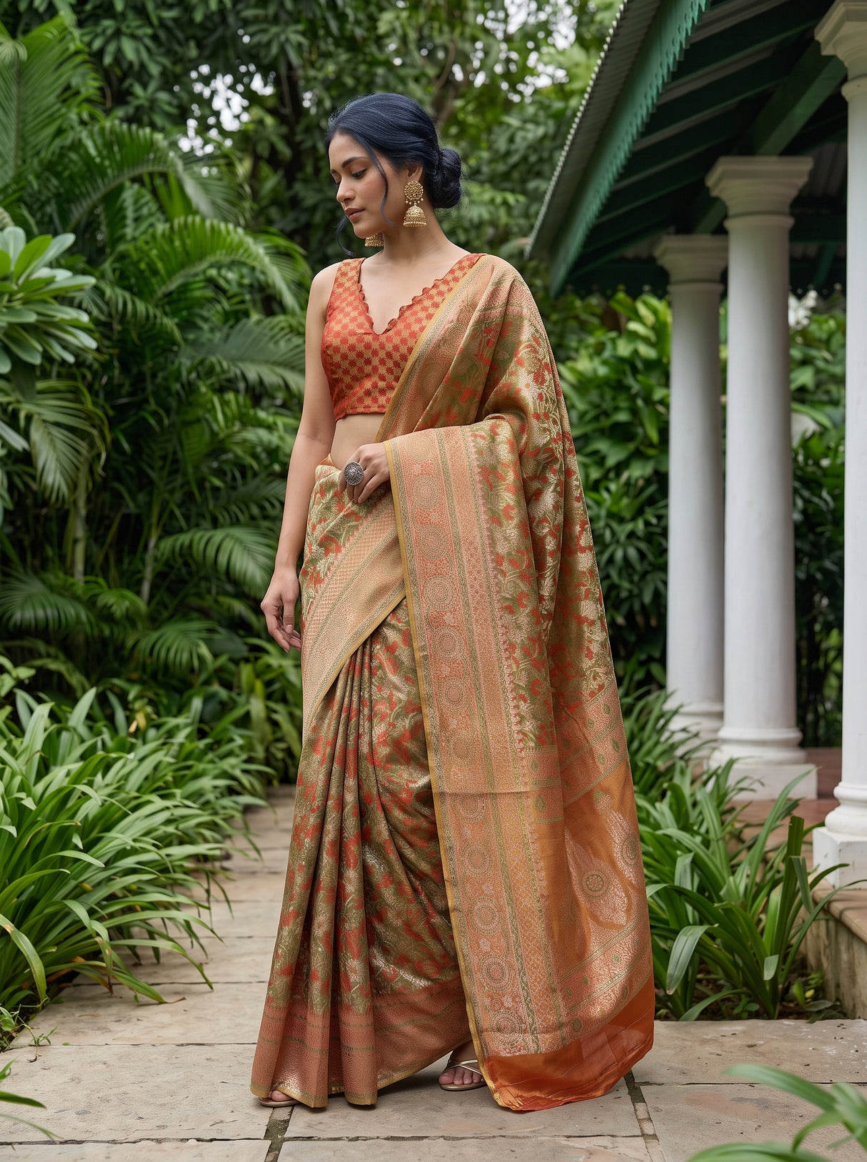 MIMOSA Saree Saree — pose 5 styling detail