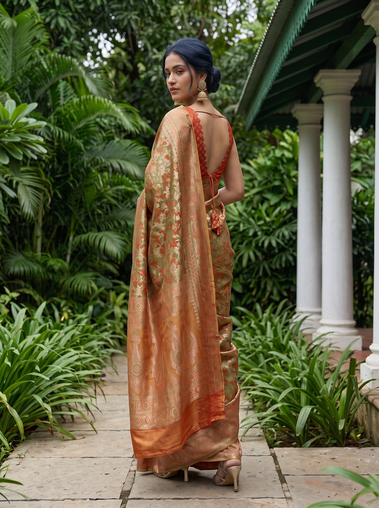 MIMOSA Saree Saree — pose 7 styling detail