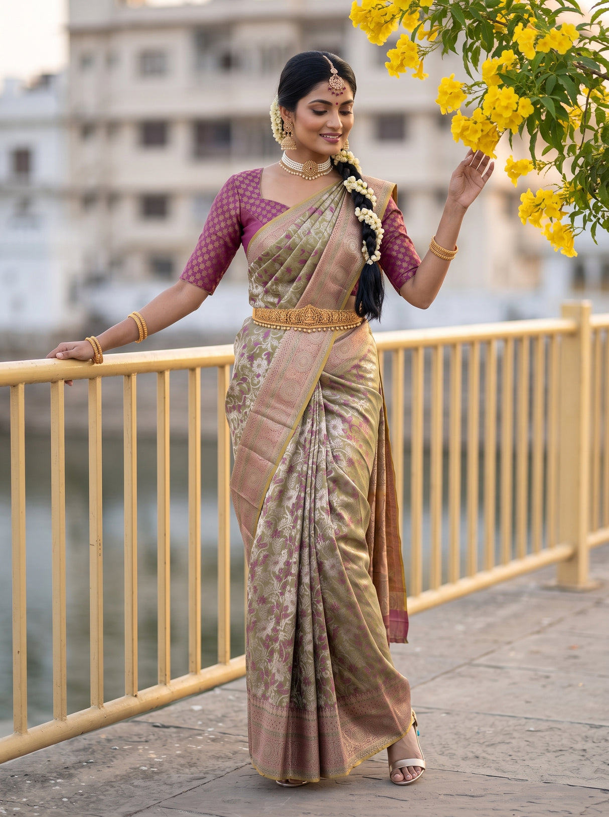 MIMOSA Saree Saree — pose 5 styling detail