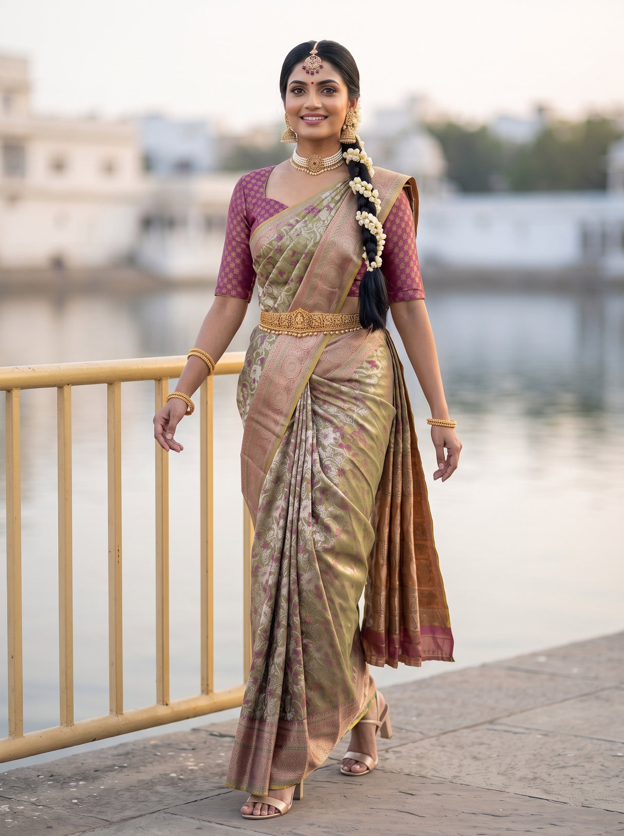 MIMOSA Saree Saree — pose 6 styling detail
