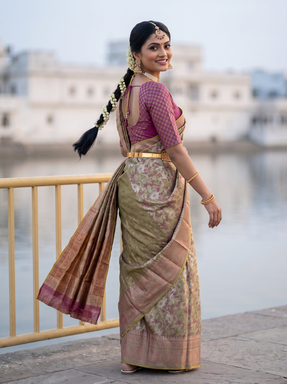 MIMOSA Saree Saree — pose 9 styling detail