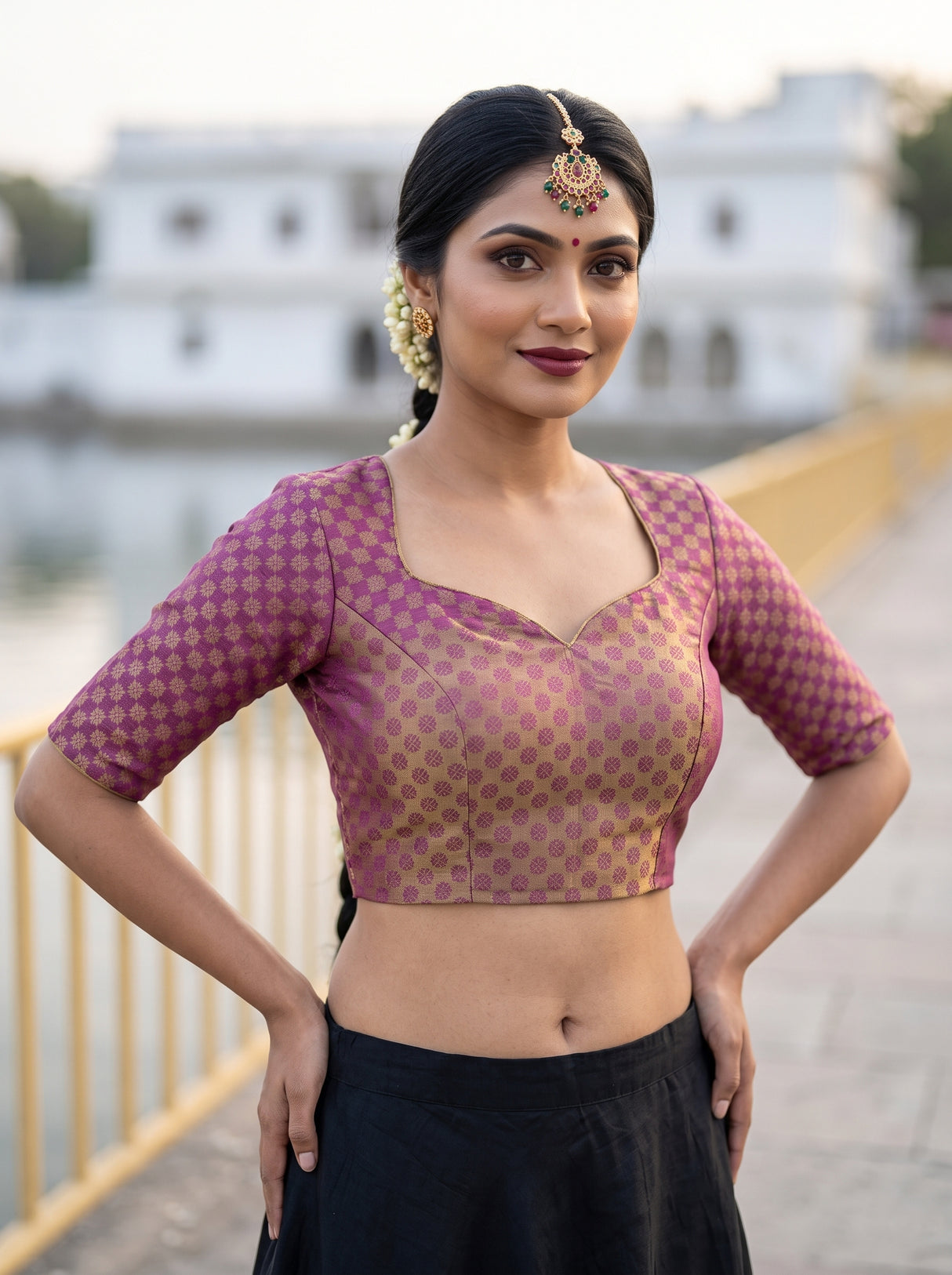 MIMOSA Saree Saree — blouse close-up
