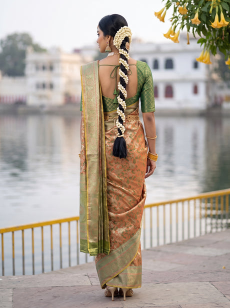 MIMOSA Saree Saree — pose 2 styling detail