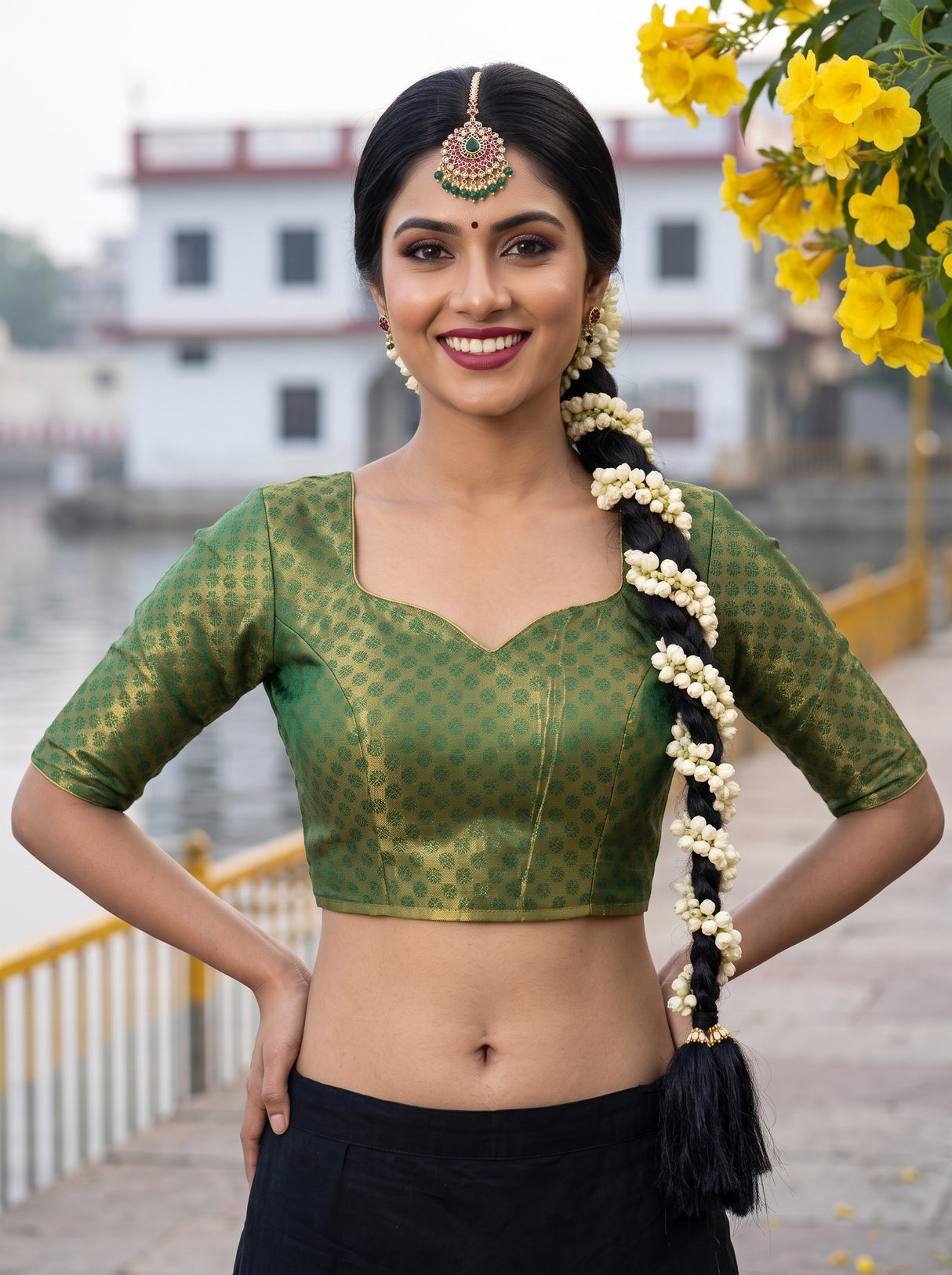 MIMOSA Saree Saree — blouse close-up