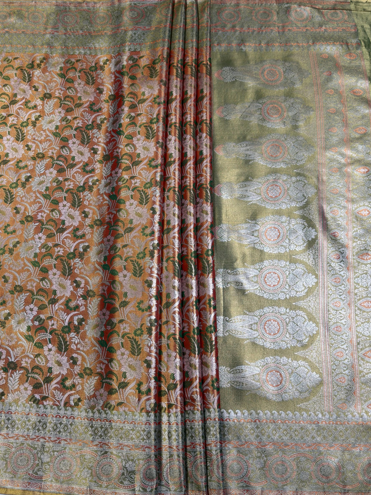 MIMOSA Saree Saree — pallu and zari work detail