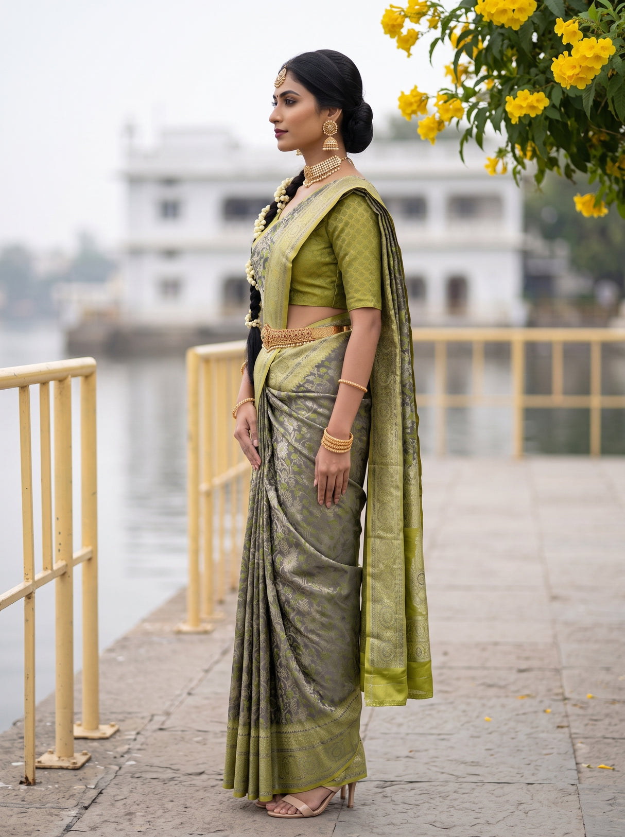 MIMOSA Saree Saree — pose 3 styling detail