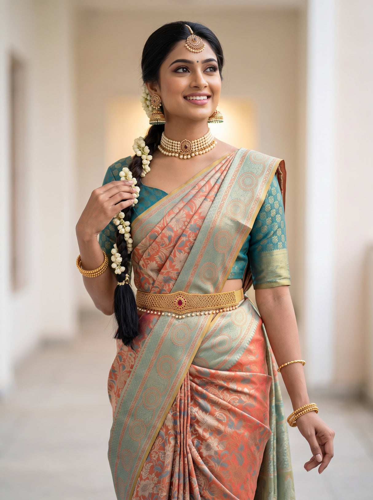 MIMOSA Saree Saree — pose 10 styling detail