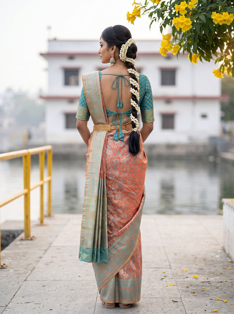 MIMOSA Saree Saree — pose 2 styling detail
