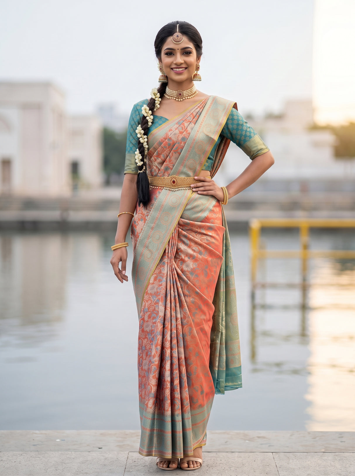 MIMOSA Saree Saree — pose 4 styling detail
