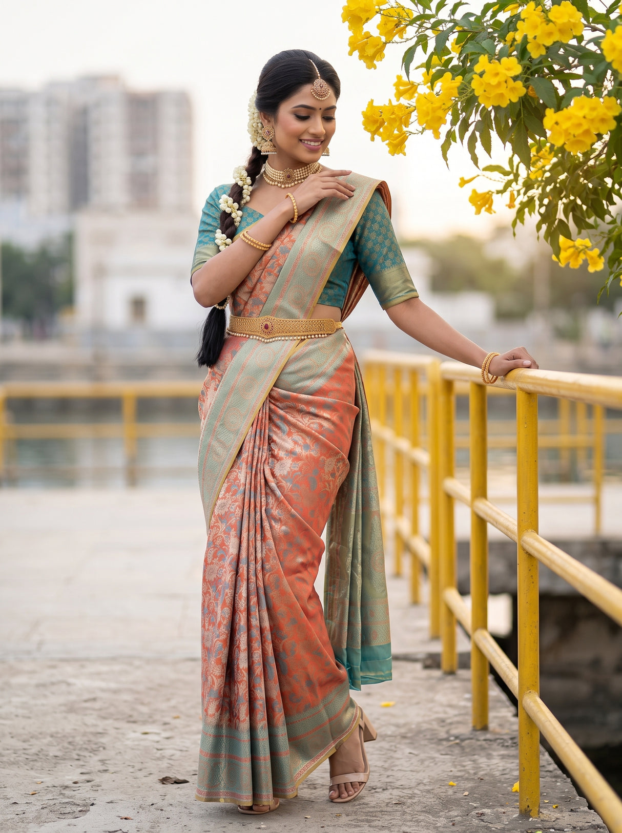 MIMOSA Saree Saree — pose 5 styling detail