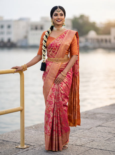 MIMOSA Saree Saree — front view on mannequin