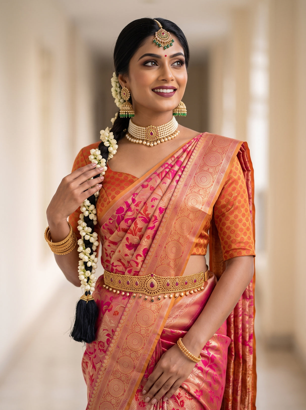 MIMOSA Saree Saree — pose 10 styling detail